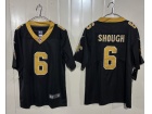 New Orleans Saints #6 Tyler Shough Black Vapor Limited Jersey