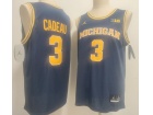 Michigan Wolverines #3 Elliot Cadea Navy Jersey