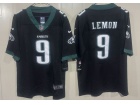 Philadelphia Eagles #9 Makai Lemon Black Vapor Limited Jersey