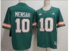 Miami Hurricanes #10 Darian Mensah Green F.U.S.E Limited Jersey
