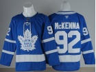 Fanatics Toronto Maple Leafs #92 Gavin McKenna Blue Jersey