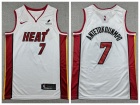 Miami Heat #7 Giannis Antetokounmpo White Jersey