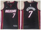 Miami Heat #7 Giannis Antetokounmpo Black Jersey