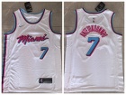 Miami Heat #7 Giannis Antetokounmpo White City Jersey