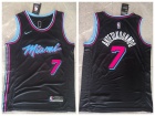 Miami Heat #7 Giannis Antetokounmpo Black City Jersey