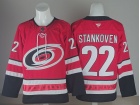 Fanatics Carolina Hurricanes #22 Logan Stankoven Red Jersey