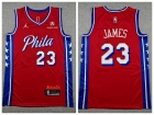Philadelphia 76ers #23 LeBron James Red Jersey