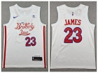Philadelphia 76ers #23 LeBron James White 2022-23 City Jersey