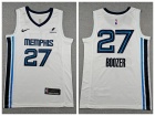 Memphis Grizzlies #27 Cameron Boozer White Jersey