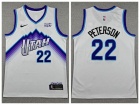 Utah Jazz #22 Darryn Peterson White Jersey