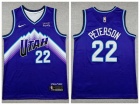 Utah Jazz #22 Darryn Peterson Purple Jersey