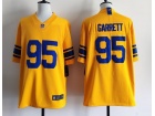 Los Angeles Rams #95 Myles Garrett Yellow Classic Sol Limited Jersey