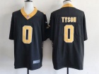 New Orleans Saints #0 Jordyn Tyson Black Vapor Limited Jersey