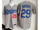 Los Angeles Dodgers #29 Tarik Skubal Gray Players Limited Jersey