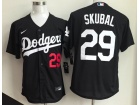 Los Angeles Dodgers #29 Tarik Skubal Black Players Limited Jersey