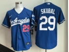 Los Angeles Dodgers #29 Tarik Skubal 2026 Blue Alternate Stadium Jersey