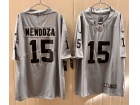 Las Vegas Raiders #15 Fernando Mendoza Gray Vapor Limited Jersey