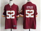 Washington Commanders #52 Sonny Styles 2026 Red Limited Jersey