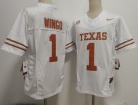 Texas Longhorns #1 Ryan Wingo White F.U.S.E Limited Jersey