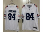 Chicago Bears #84 Colston Loveland White 100th Limited Jersey