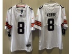 Cleveland Browns #8 Jared Verse White Limited Jersey