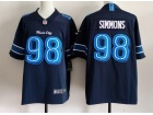 Tennessee Titans #98 Jeffery Simmons Navy Rivalry Limited Jersey