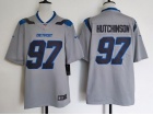 Detroit Lions #97 Aidan Hutchinson Gray Rivalry Limited Jersey