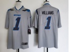 Detroit Lions #1 Jameson Williams Gray Rivalry Limited Jersey