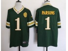 Green Bay Packers #1 Micah Parsons Green Rivalry Limited Jersey