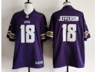 Minnesota Vikings #18 Justin Jefferson Purple Rivalry Limited Jersey