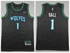 Minnesota Timberwolves #1 LaMelo Ball 2026 Black Swingman Jersey