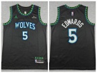 Minnesota Timberwolves #5 Anthony Edwards 2026 Black Swingman Jersey