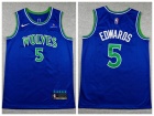 Minnesota Timberwolves #5 Anthony Edwards 2026 Blue Swingman Jersey