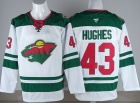 Fanatics Minnesota Wild #43 Quinn Hughes White Old Style Jersey