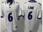 Baltimore Ravens #6 Ja'Kobi Lane 2026 White Limited Jersey
