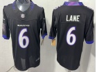 Baltimore Ravens #6 Ja'Kobi Lane 2026 Black Limited Jersey