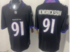 Baltimore Ravens #91 Trey Hendrickson 2026 Black Limited Jersey