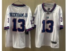 New York Giants #13 Odell Beckham Jr White Color Rush Limited Jersey