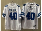 Dallas Cowboys #40 Von Miller White Vapor Limited Jersey